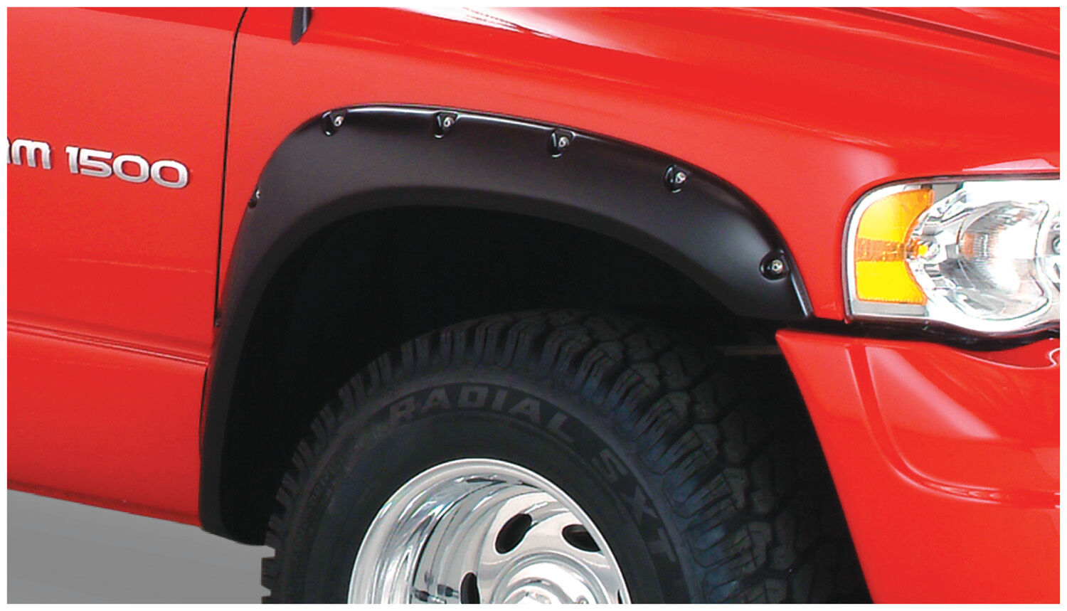 Pocket Style Fender Flare 4 PC Set For 2006-2009 Ram 1500/2500/3500 Husky Liners