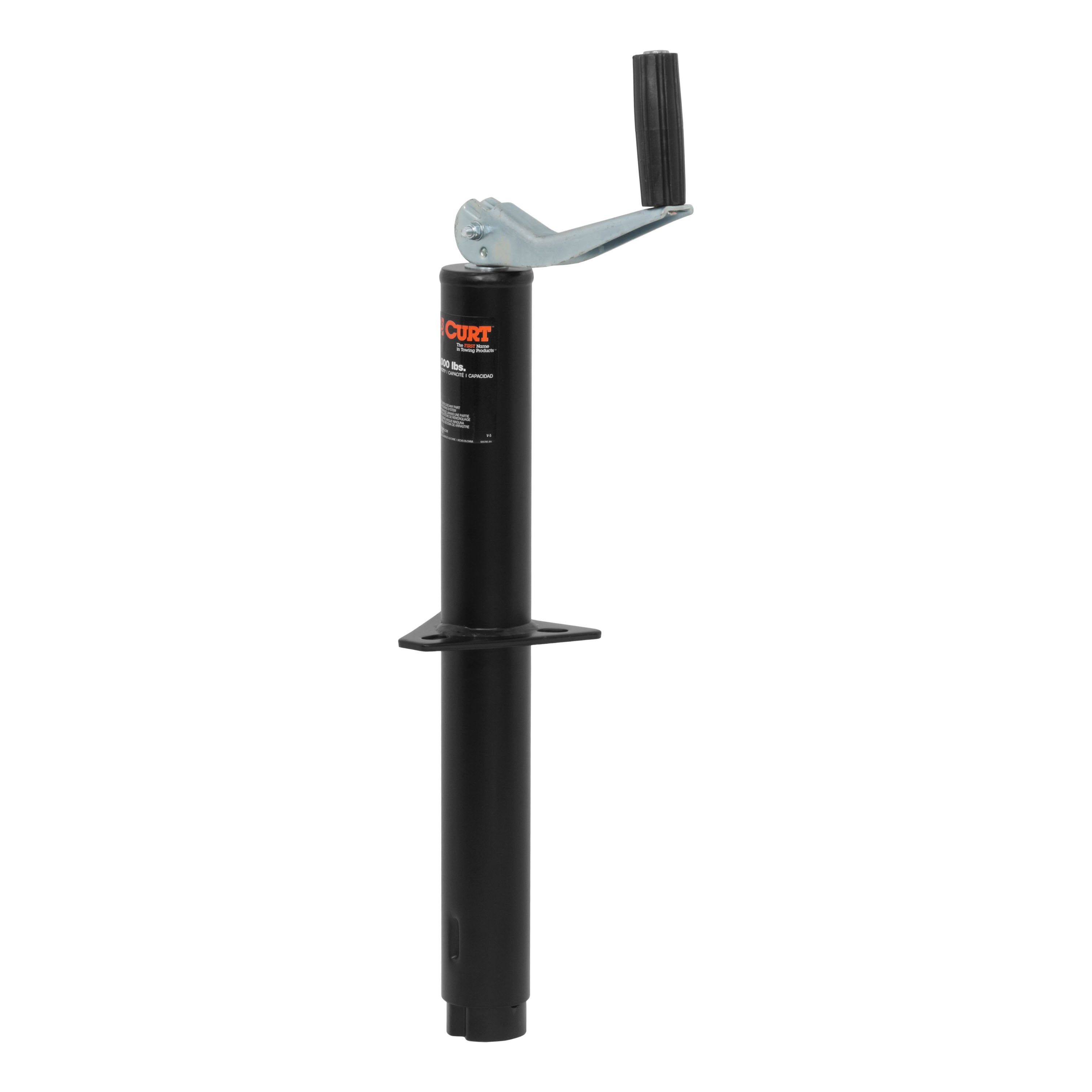 CURT A-Frame Trailer Jack, 5,000 lbs. Support Capacity, 14-1/8 Inches Vertical Travel Model 28250