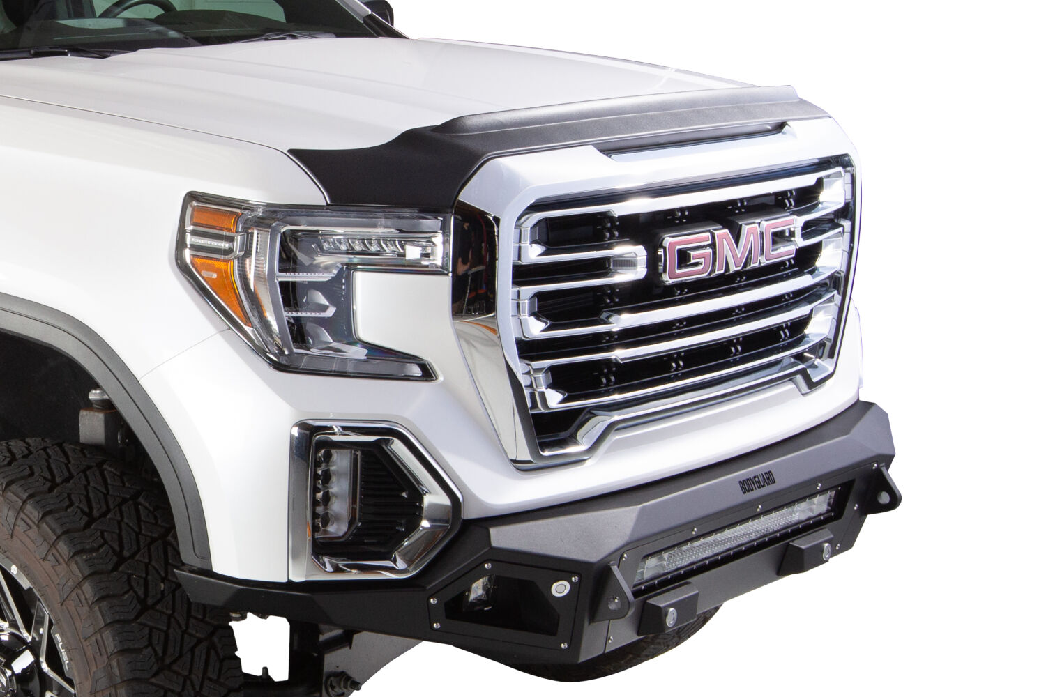 Aeroskin II Hood Protector Matte Black Low Profile For 2011-2014 Silverado 2500 HD/3500 HD Husky Liners