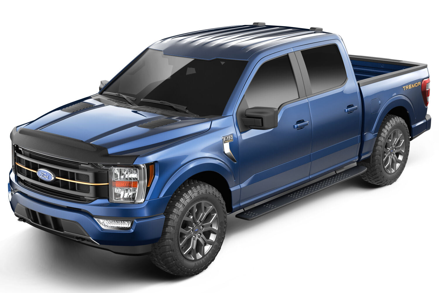 Aeroskin II Hood Protector Matte Black Low Profile For 2024-2026 F-150 Husky Liners