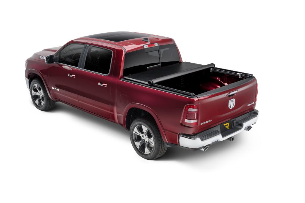 TruXport Tonneau Cover Black 2019-2026 (New Body Style) Ram 5 Foot 7 Inch Bed with RamBox with or without Mulitfunction Tailgate Truxedo