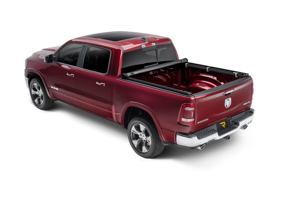 TruXport Tonneau Cover Black 2019-2026 (New Body Style) Ram 5 Foot 7 Inch Bed without RamBox with or without Multifunction Tailgate Truxedo