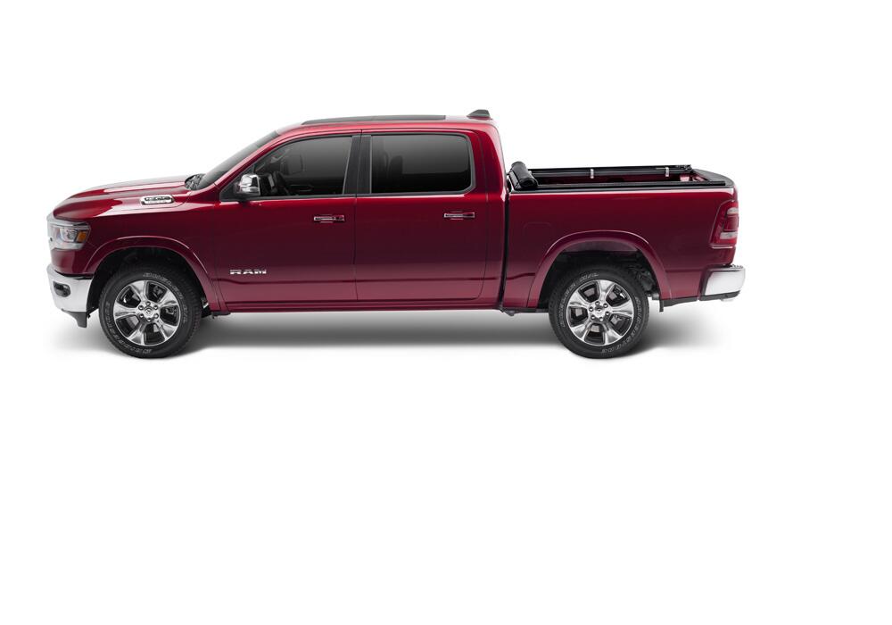 TruXport Tonneau Cover Black 2019-2026 (New Body Style) Ram 5 Foot 7 Inch Bed without RamBox with or without Multifunction Tailgate Truxedo