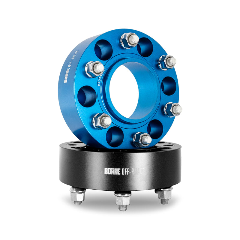 Mishimoto Wheel Spacers - 6x139.7 - 106 - 50mm - M12 - Blue