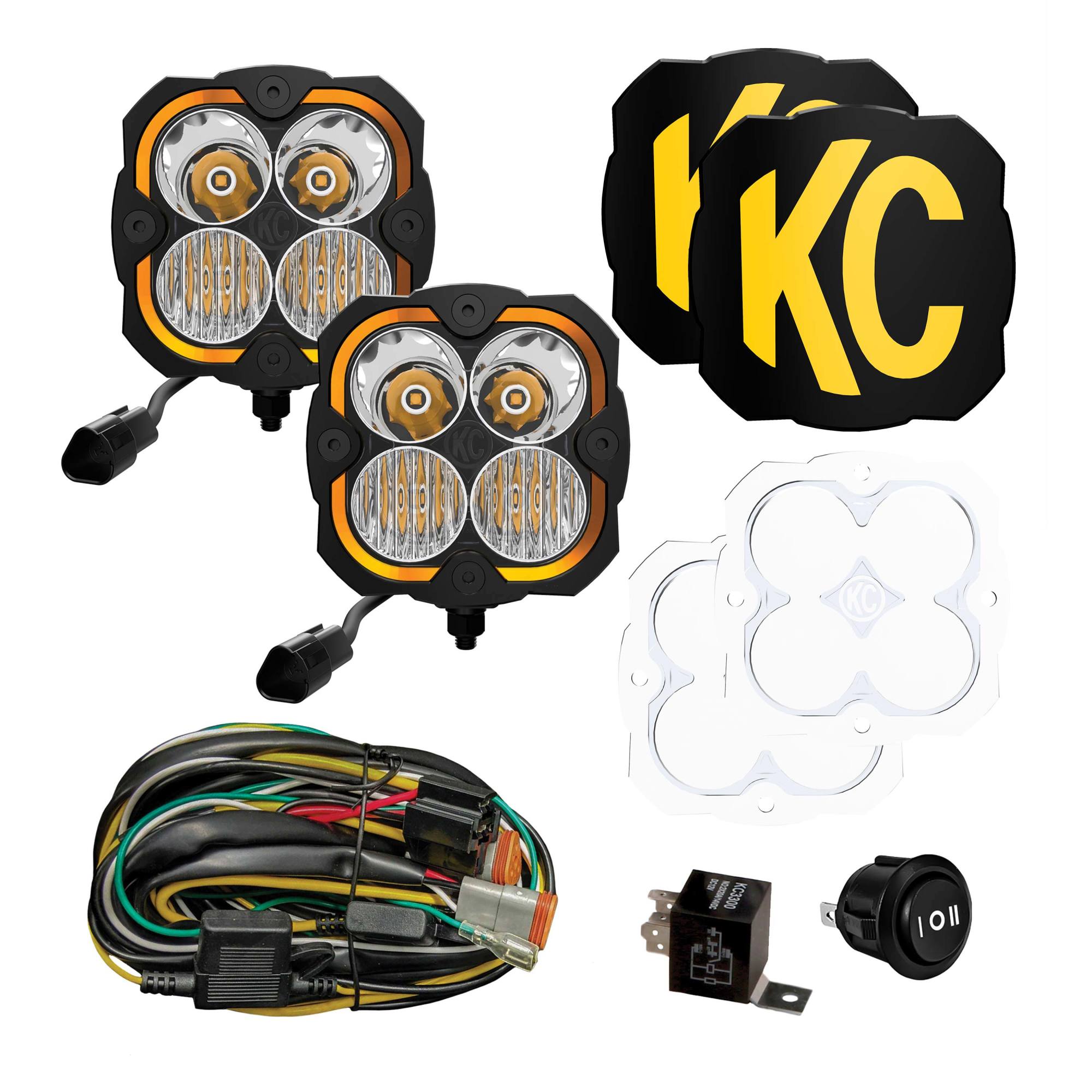 Flex Era 4 LED 5 Inch Master 2 Light System KC HiLiTES