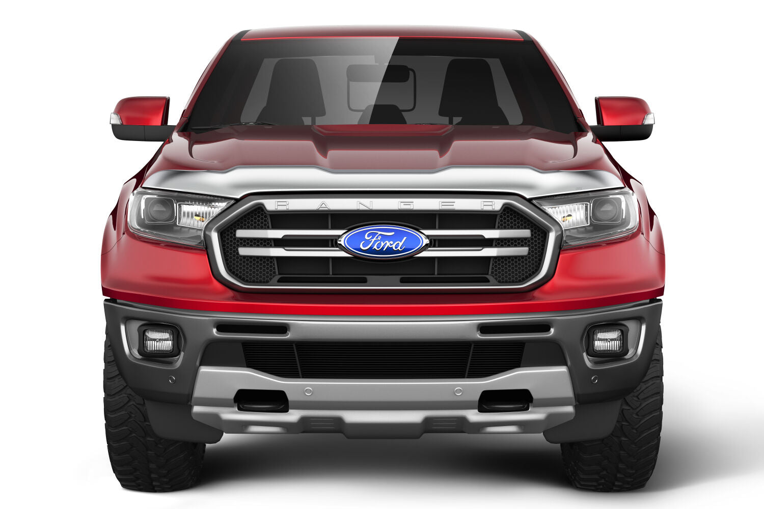 Husky Aeroskin Hood Protector -Chrome For 2024-2026 Ranger Husky Liners