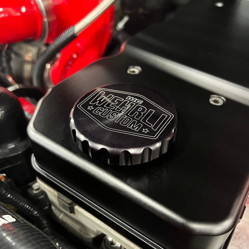 Wehrli 06-18 Cummins WCFab X D&J Precision Billet Valve Cover - Cat Yellow
