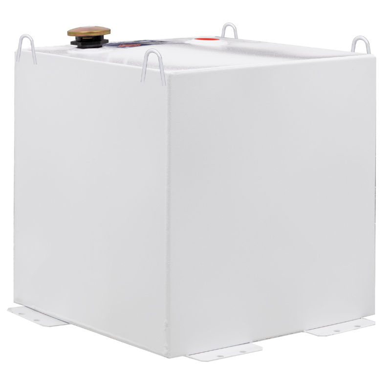 Better Built 50 Gallon White Steel Heavy Duty Series Square Liquid Transfer Tank Model 29224165