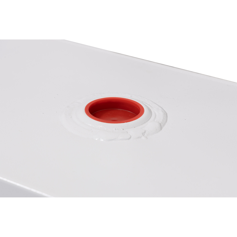 Better Built 100 Gallon White Steel L-Shaped Transfer Tank Model 29235097