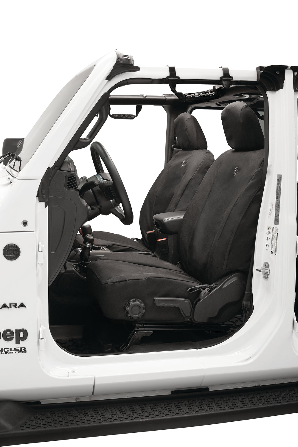 Jeep Gladiator Seat Covers For Jeep 2020-2023 Gladiator 4 Door Front Premium Vinyl Fabric Black Diamond Bestop