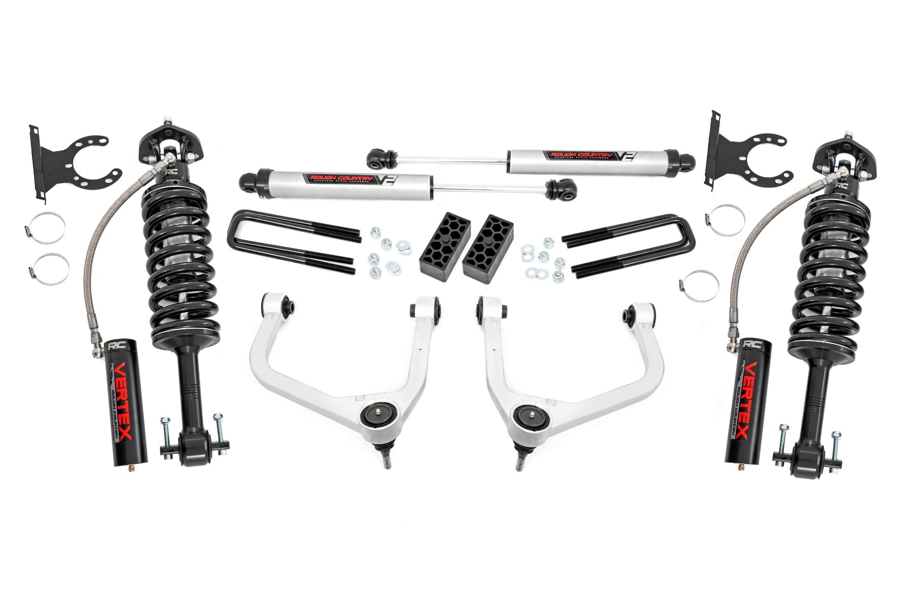 3.5 Inch Lift Kit Vertex/V2 Chevy Silverado 1500 2WD/4WD (2019-2024) Rough Country