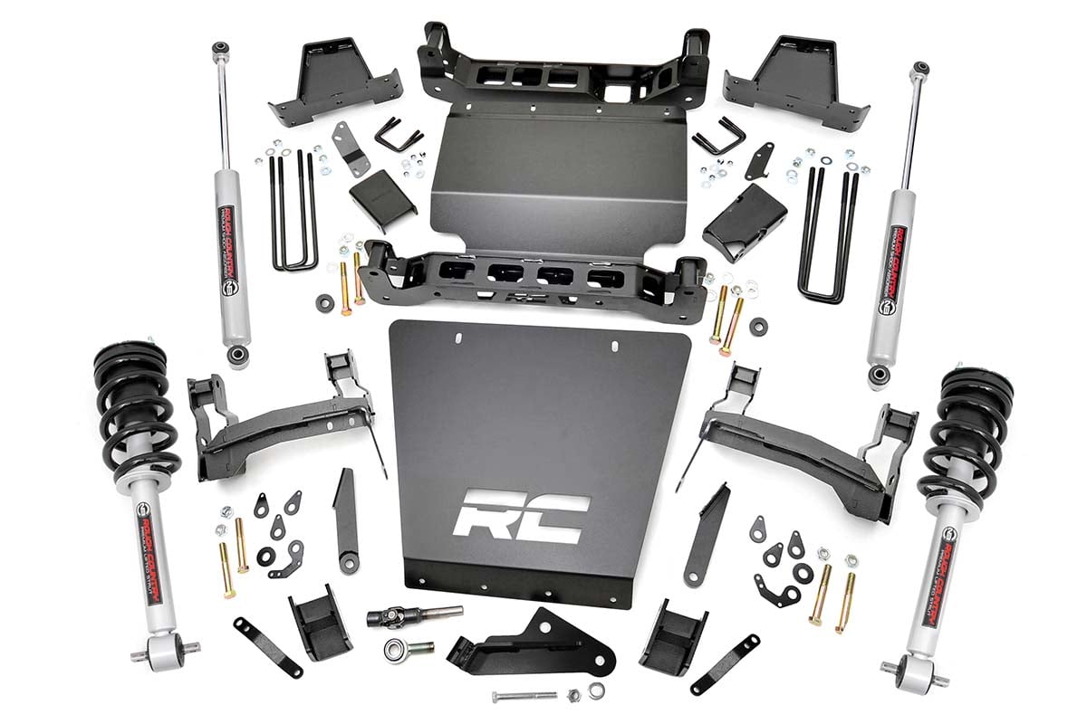 7 Inch Lift Kit Bracket N3 Struts Silverado/Sierra 1500 (14-16) Rough Country