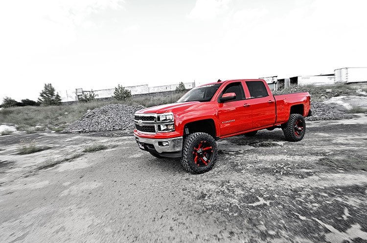 7 Inch Lift Kit Bracket M1 Struts/M1 Silverado/Sierra 1500 (14-16) Rough Country