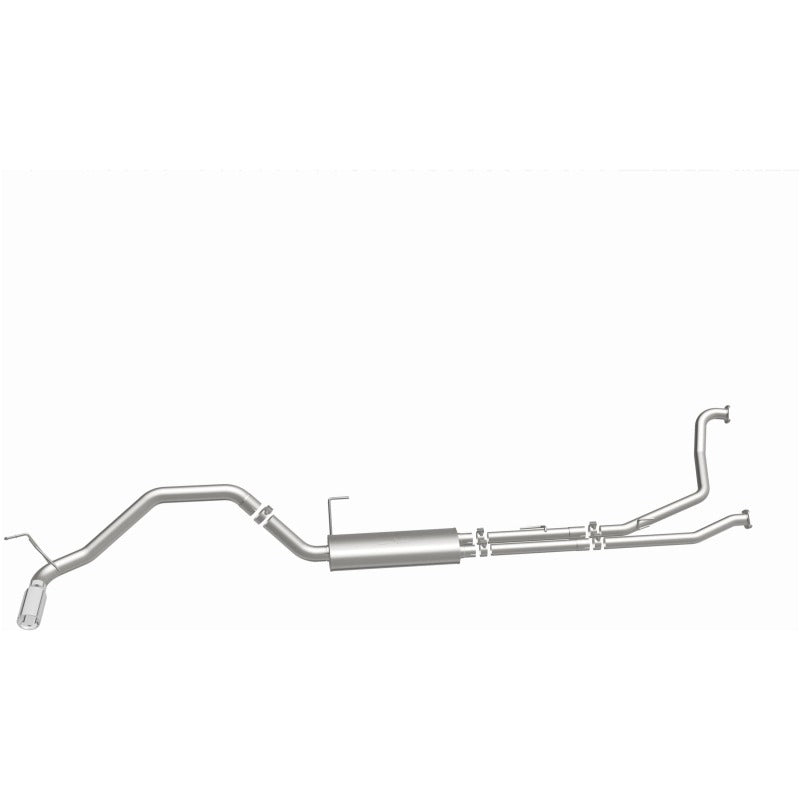 MagnaFlow CatBack 07-15 Nissan Titan V8 LGAS/LFLEX Single MF Polished Stainless Exhaust