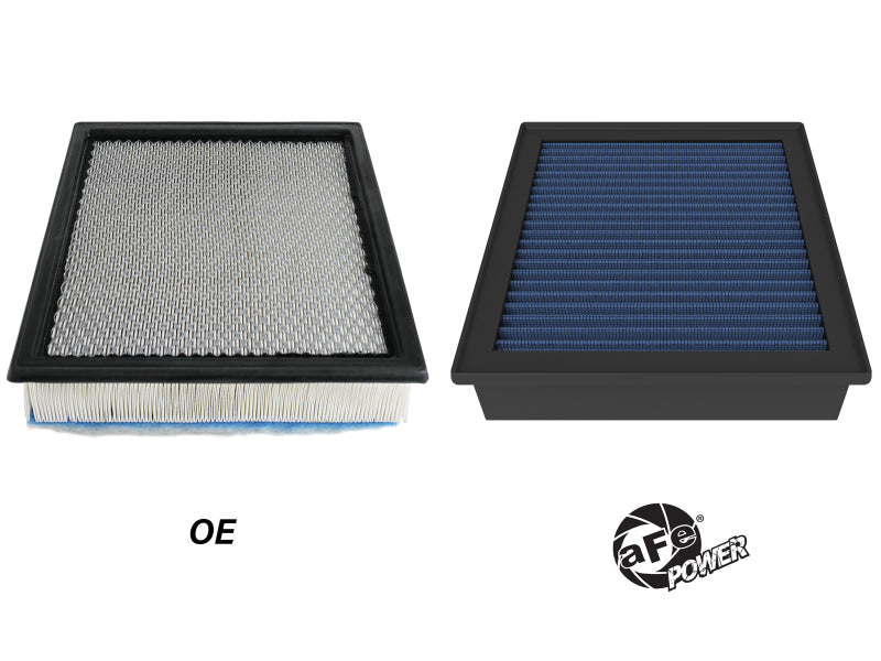 aFe Magnum FLOW OE Replacement Air Filter for Isuzu D-Max 12-24 L4-3.0L, featuring a durable design for enhanced airflow.