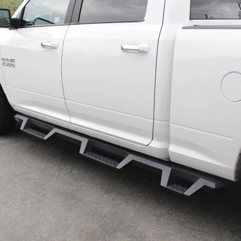 Westin 10-18 Dodge Ram Crew Cab 5ft & 6ft Bed HDX Drop Wheel-To-Wheel Nerf Step Bars - Text. Blk