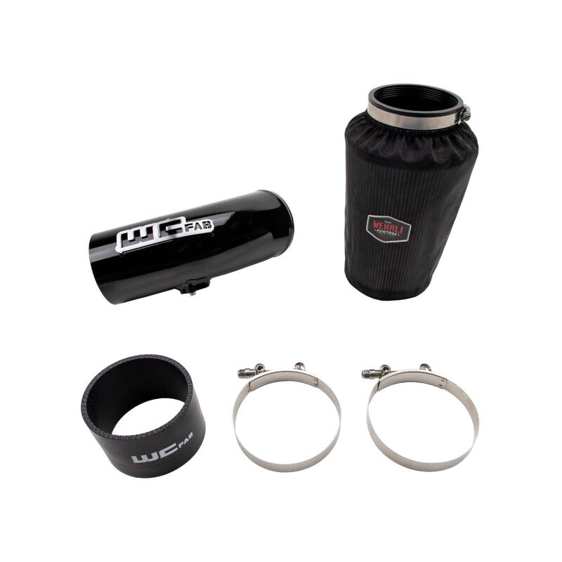 Wehrli Cummins 2nd Gen Swap 4in. Intake Kit - Bengal Silver