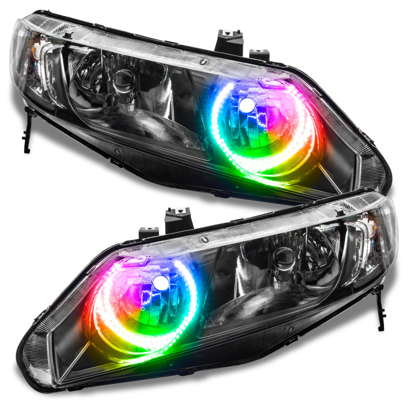Oracle Honda Civic Sedan 06-11 Halo Kit - ColorSHIFT w/ BC1 Controller