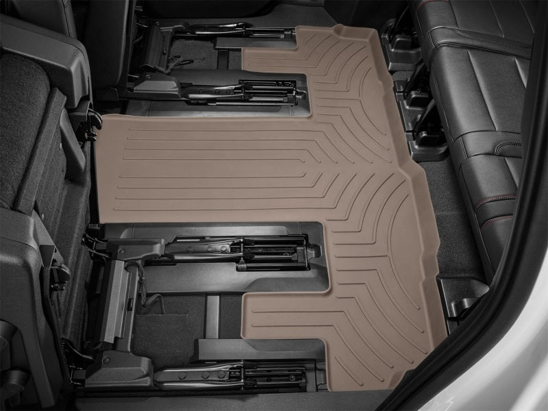 WeatherTech 2021+ Chevrolet Suburban Rear FloorLiner HP - Tan