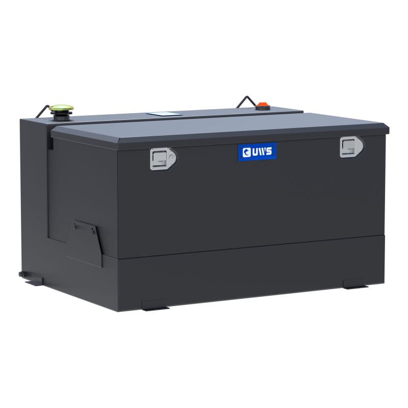 UWS Matte Black 85-Gallon Steel-Aluminum Combo Transfer Tank Model ST-85-COMBO-MB
