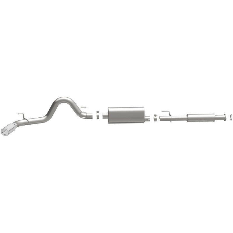 MagnaFlow Cat-Back 2016 Toyota Tacoma TRD 3.5L V6 SS 3in Single Pass Side Exit Rear 4in Tip