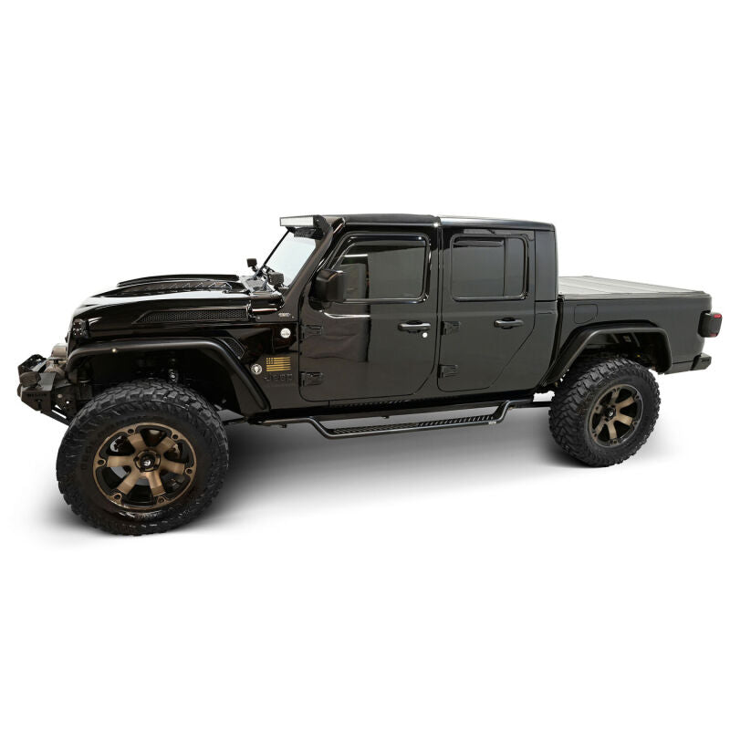 Westin 20-25 Jeep Gladiator Outlaw Drop Running Boards - Tex. Blk