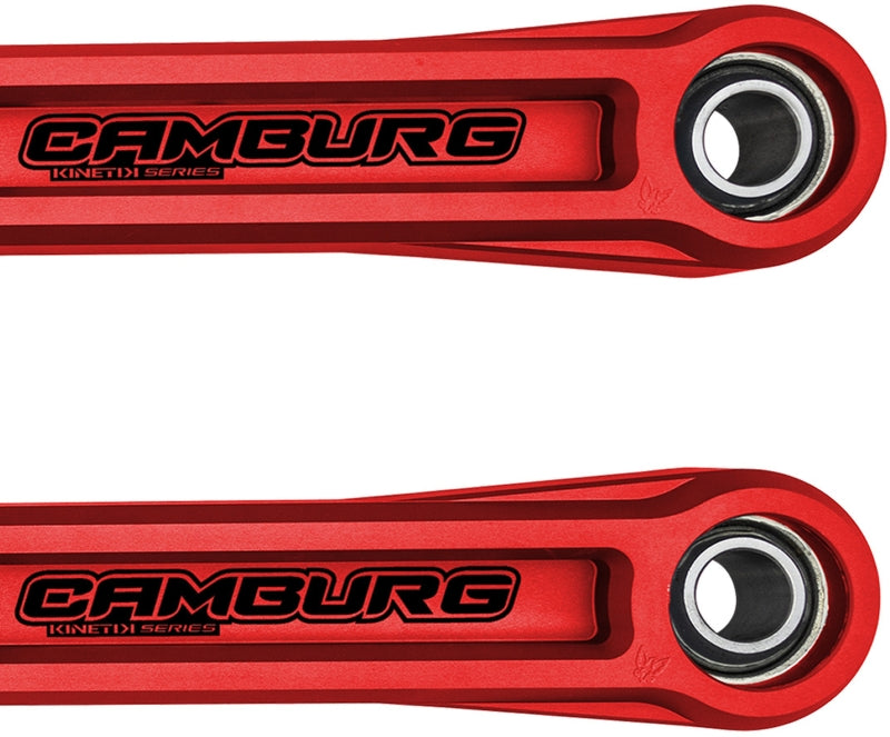 Camburg Ford Bronco 21-23 KINETIK Series Rear Billet Lower Trailing Arm Kit (Red)