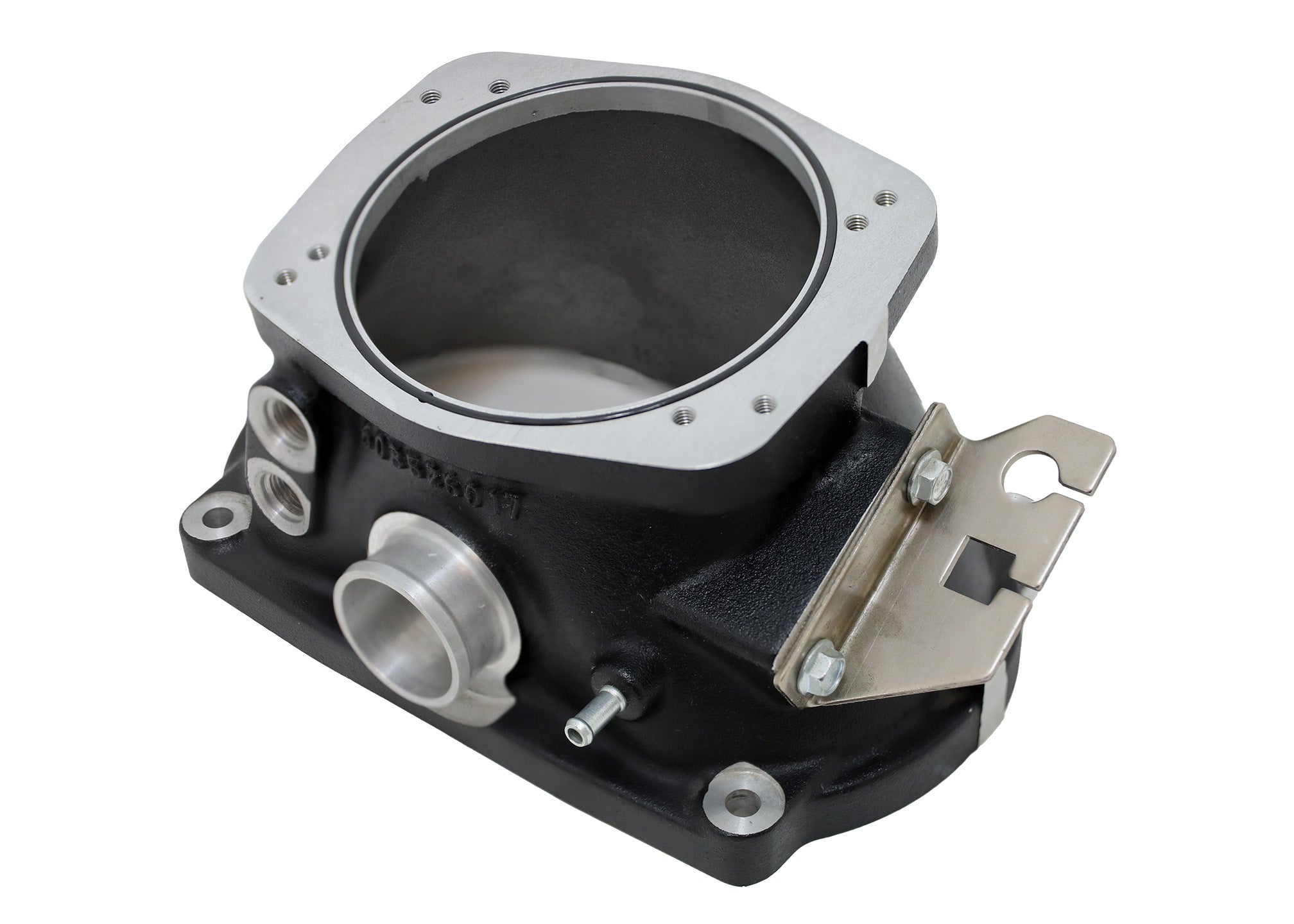 112mm short air inlet for TVS2650 LS jackshaft superchargers, designed for enhanced airflow and performance in hot rod applications.