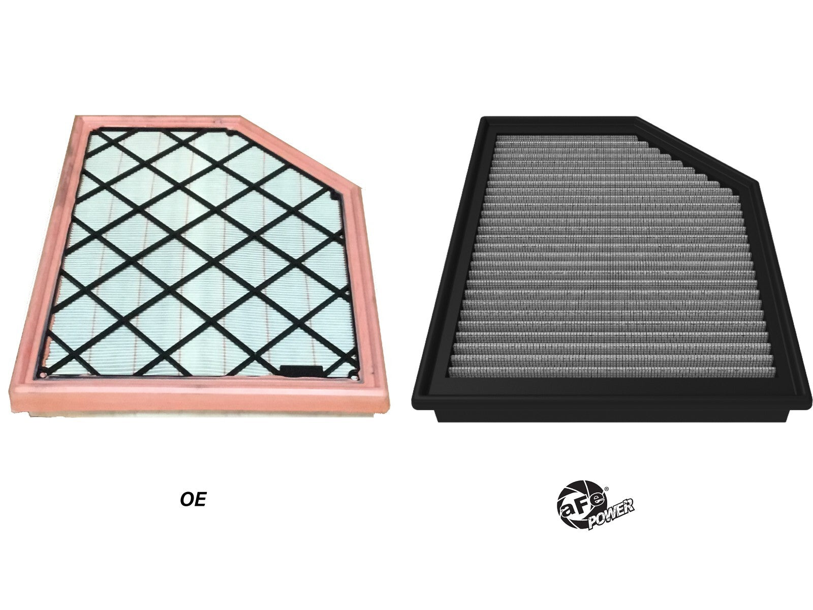 Magnum Flow OE Replacement Air Filter w/ Pro Dry S Media Ford Bronco Raptor 22-26 V6-3.0L (tt) aFe Power