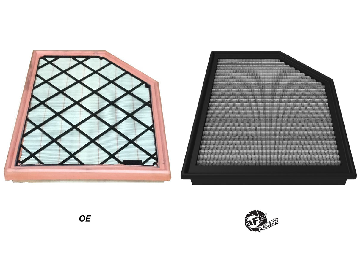 Magnum Flow OE Replacement Air Filter w/ Pro Dry S Media Ford Bronco Raptor 22-26 V6-3.0L (tt) aFe Power