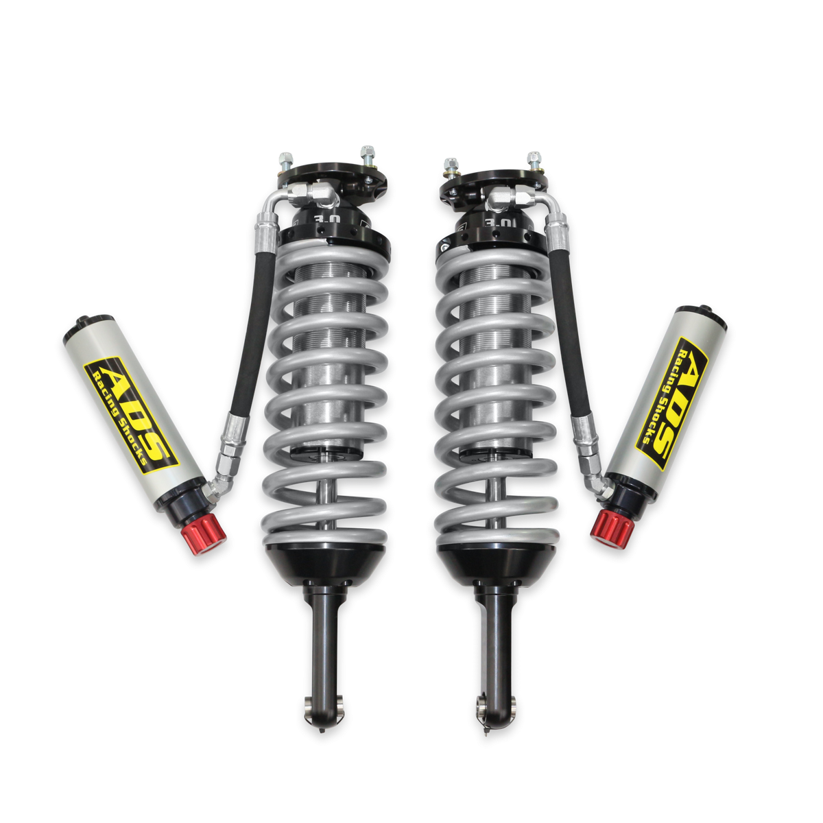 2007-2021 Toyota Tundra Direct Fit 3.0 inch Adjustable Reservoir Race Coilovers Front 18.8 Inch Collapsed 25.835 Inch Extended ADS Shocks