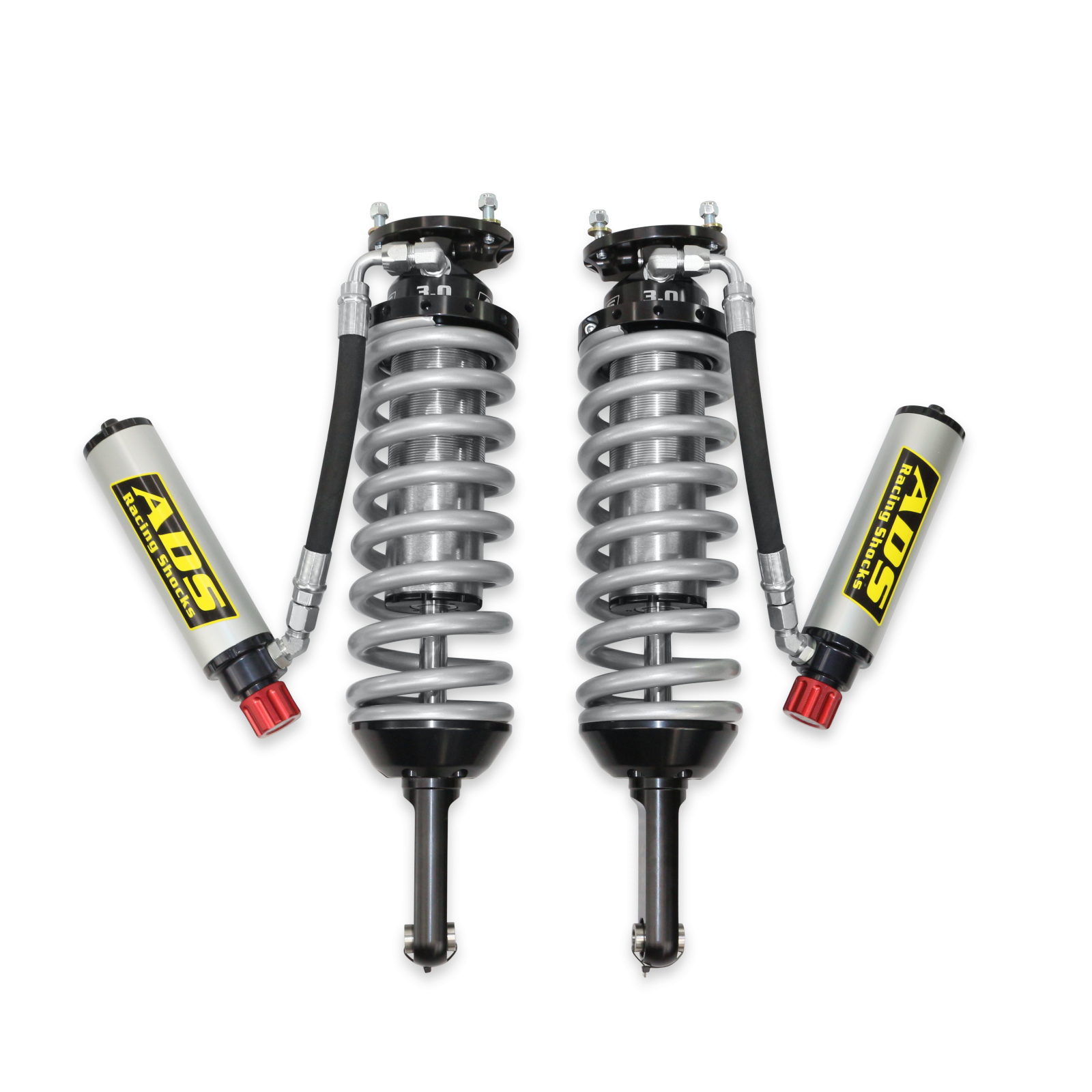 2007-2021 Toyota Tundra Direct Fit 3.0 inch Adjustable Reservoir Race Coilovers Front 18.8 Inch Collapsed 25.835 Inch Extended ADS Shocks