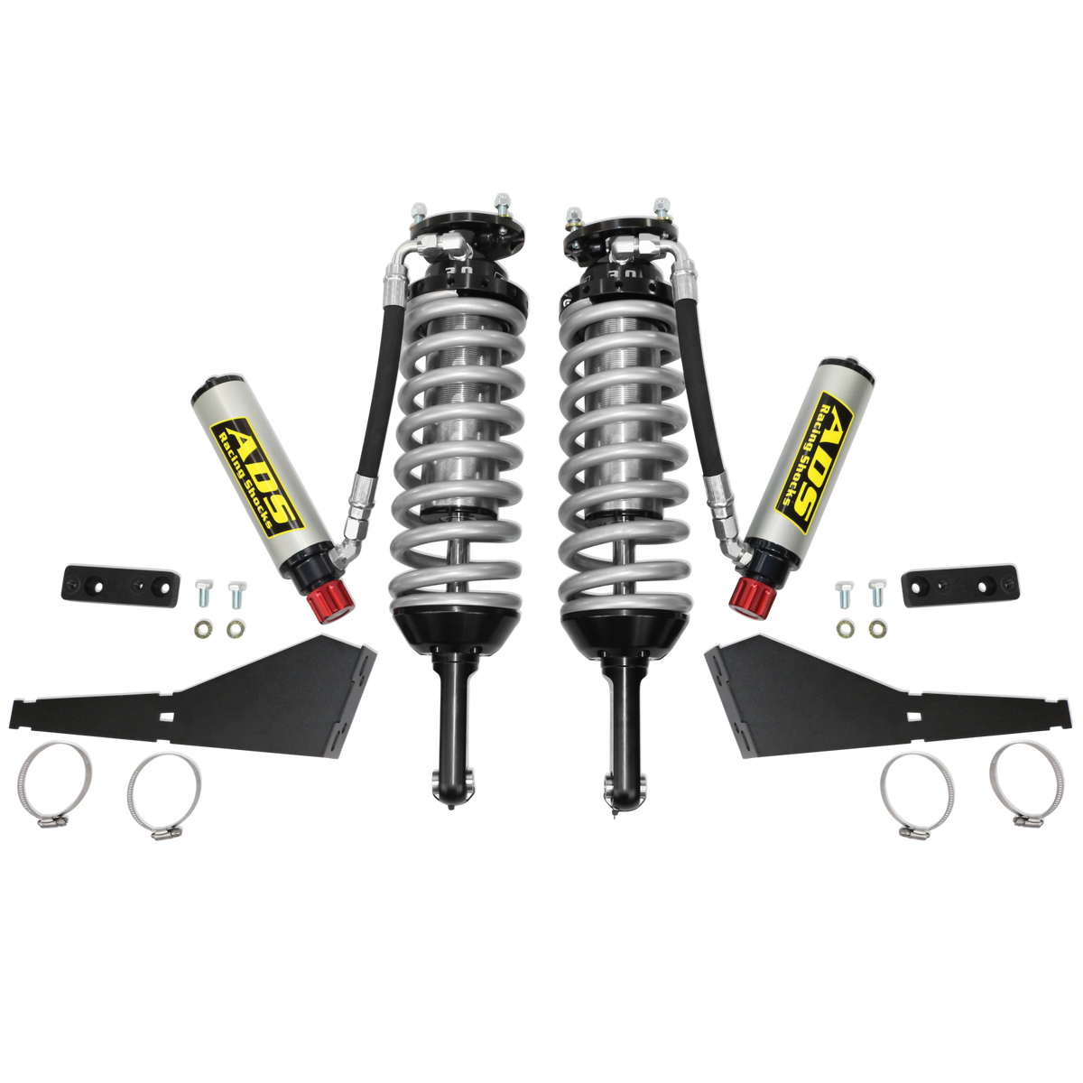 2007-2021 Toyota Tundra Direct Fit 3.0 inch Adjustable Reservoir Race Coilovers Front 18.8 Inch Collapsed 25.835 Inch Extended ADS Shocks