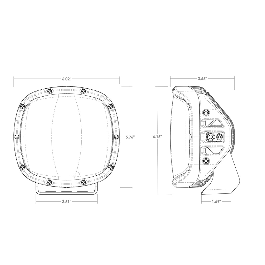RIGID Adapt XP Extreme Powersports LED Light 3 Lighting Zones GPS Module