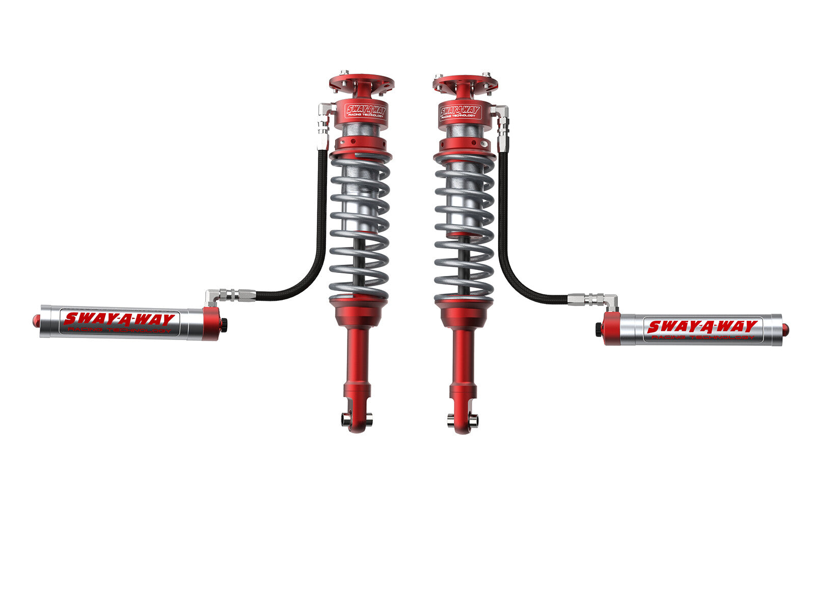 Sway-A-Way 3.0 Front Coilover Kit w/ Remote Reservoirs and Compression Adjuster Ford F-150 Raptor 10-14 V8-6.2L aFe Power