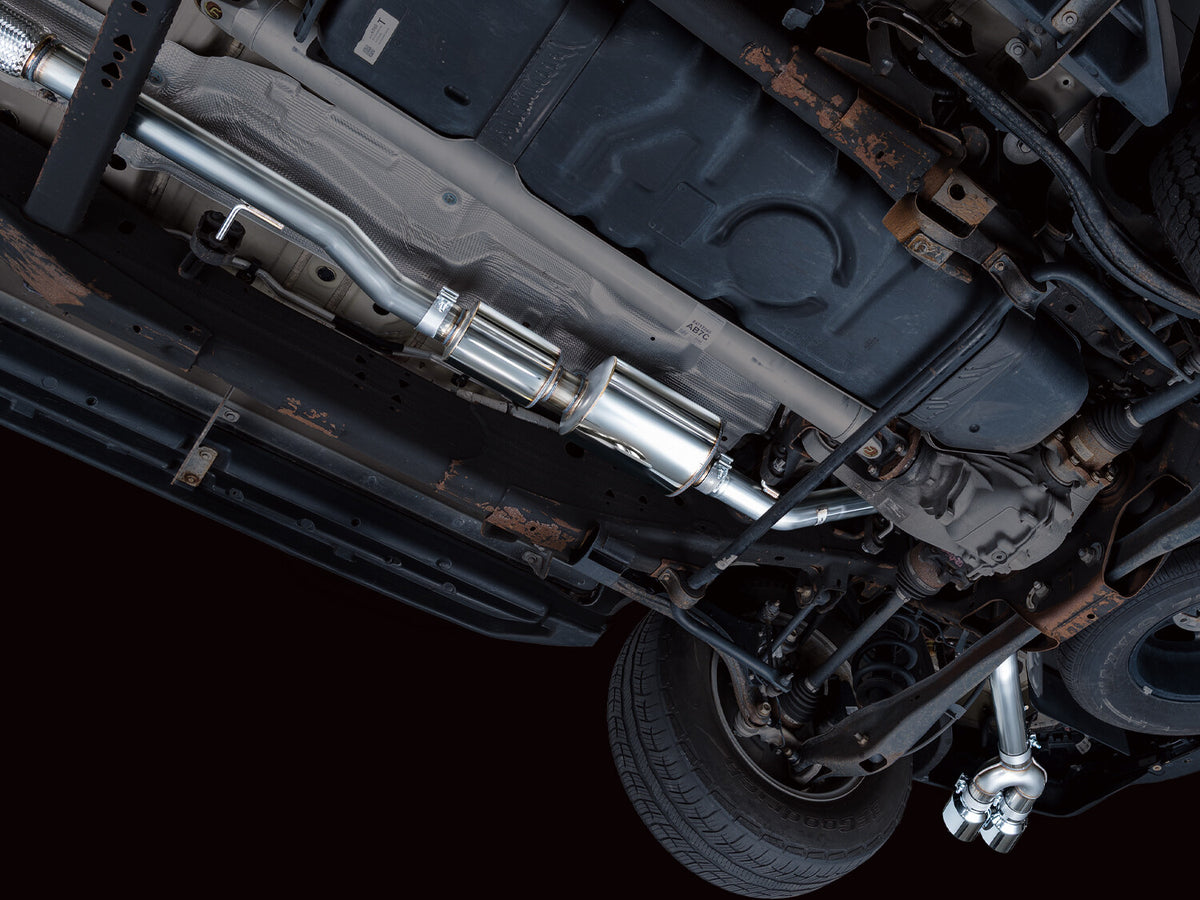 0FG Catback Side Exit Exhaust for 21-Present Tahoe/Yukon 5.3L - 4.5 Inch Chrome Silver Tips AWE Tuning