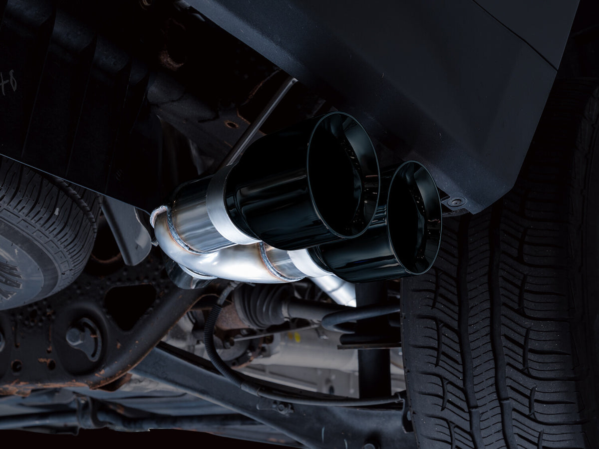 0FG Catback Side Exit Exhaust for 21-Present Tahoe/Yukon 5.3L - 4.5 Inch Diamond Black Tips AWE Tuning