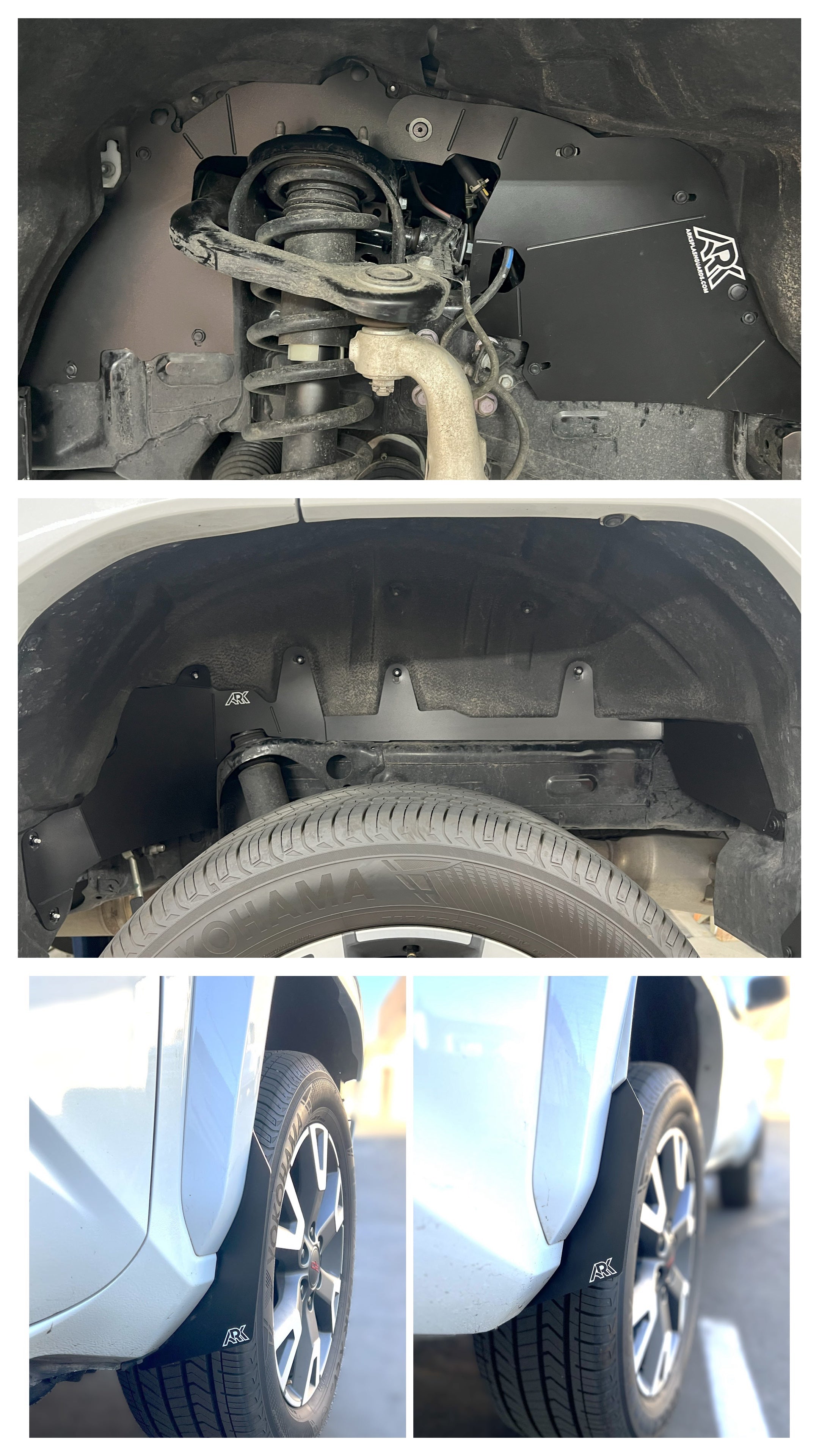 2025+ Toyota 4Runner TriXpoly Complete Kits showcasing undercarriage protection and tire coverage for enhanced offroad performance.