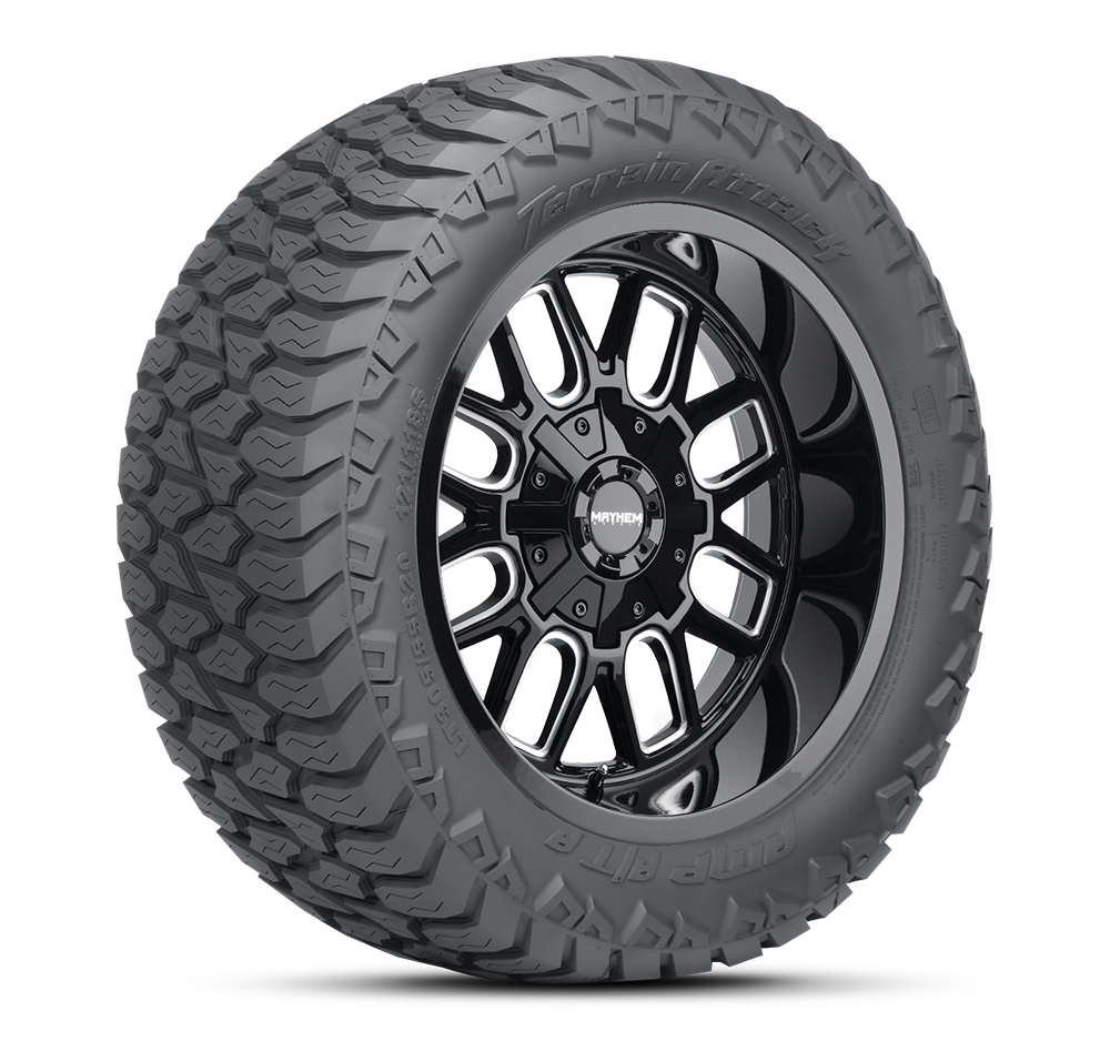 20 Inch Terrain Attack A/T A 305/55R20 121/118S LR E 65PSI Max AMP Tires