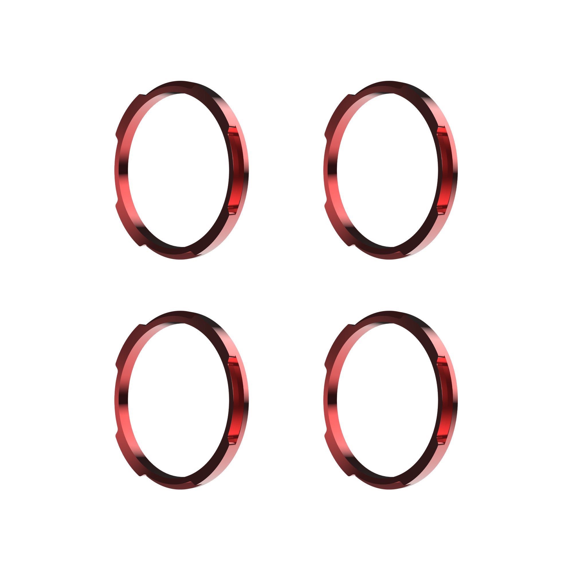 Bezel Ring KC Flex Era Bar Red 4Pc KC HiLiTES