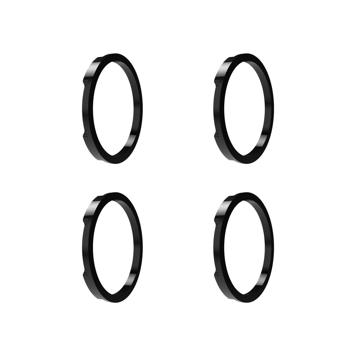 Bezel Ring KC Flex Era Bar Black 4Pc KC HiLiTES