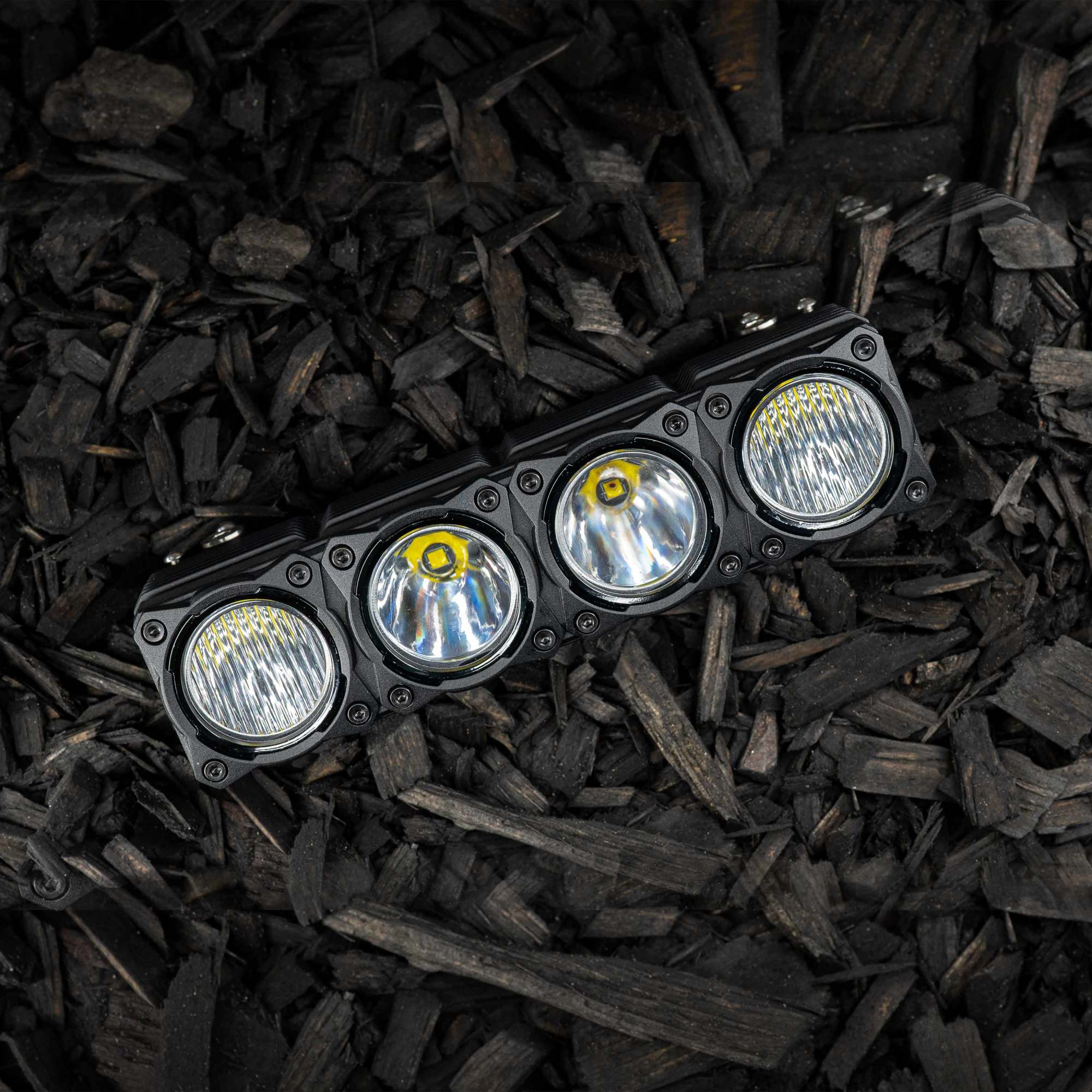 Bezel Ring KC Flex Era Bar Black 4Pc KC HiLiTES