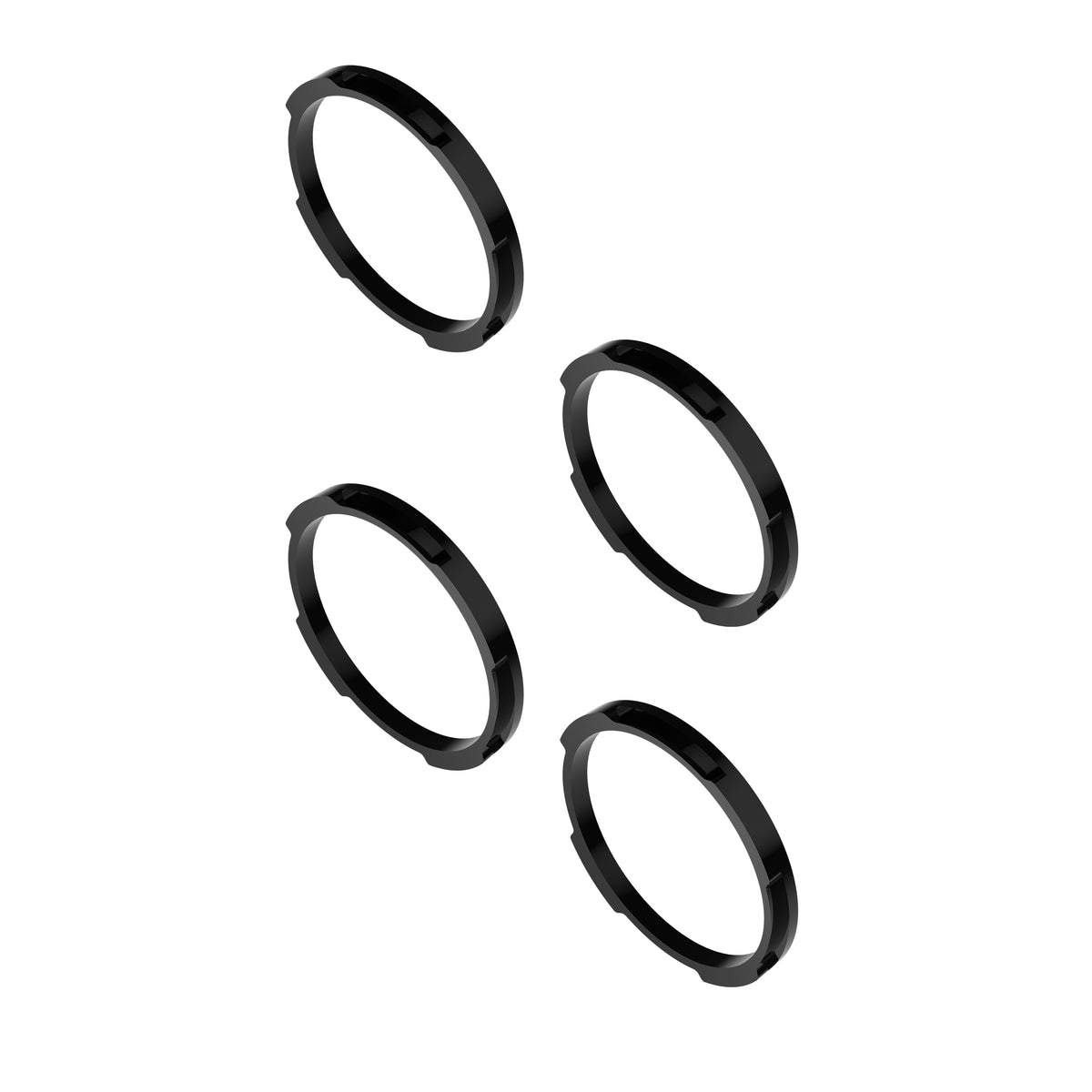Bezel Ring KC Flex Era Bar Black 4Pc KC HiLiTES