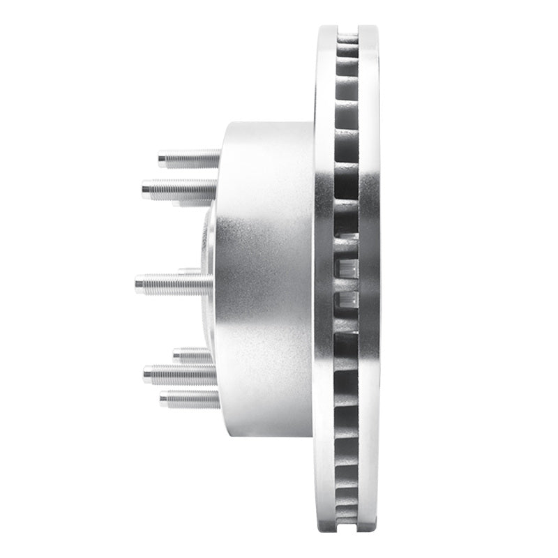 R1 05-07 Ford F-250 2WD (Super Duty) Front Right Drilled & Slotted Silver Brake Rotor