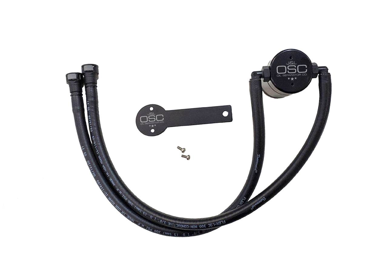 J&L Oil Separator 3.0 Driver Side, Black Anodized