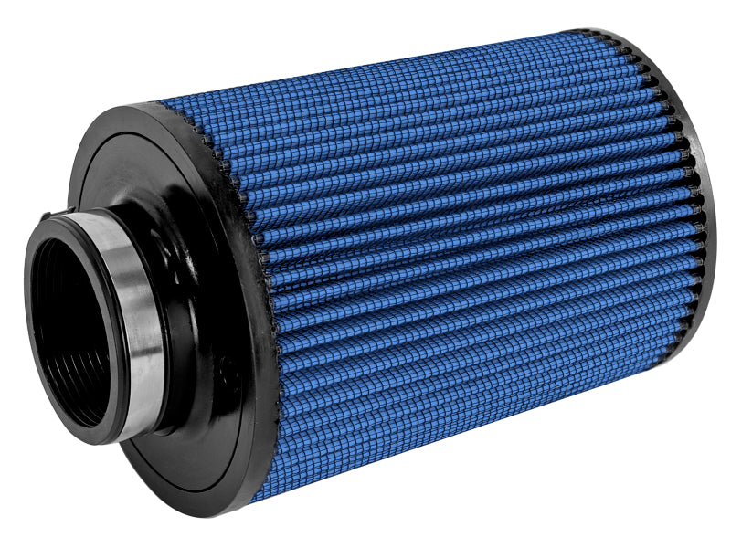 afe Magnum FORCE Intake Replacement Air Filter with inverted design, featuring a blue filter media and durable black housing.