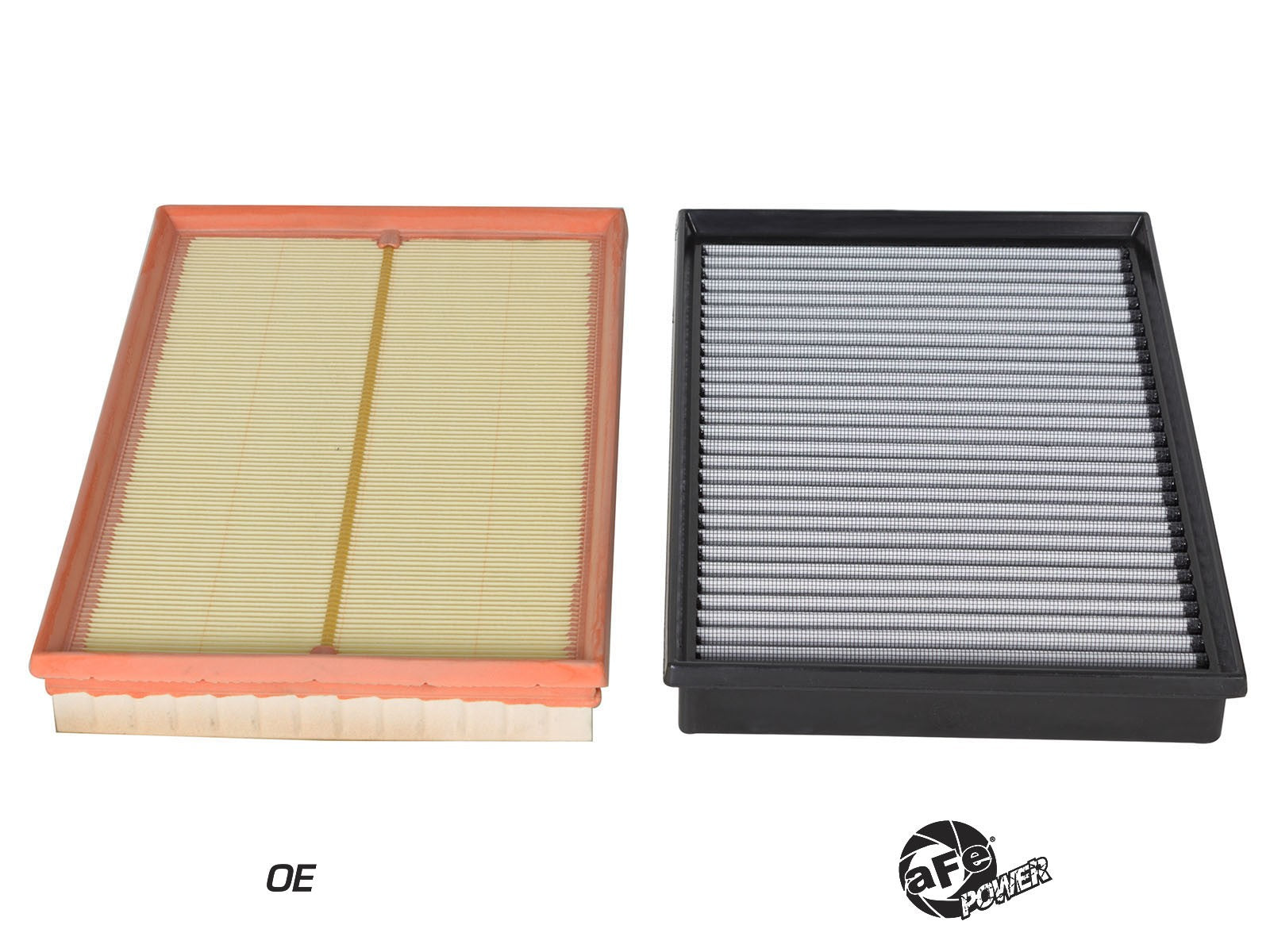 Magnum Flow OE Replacement Air Filter w/ Pro Dry S Media Nissan Titan Xd 16-19 V8-5.0L (td) aFe Power