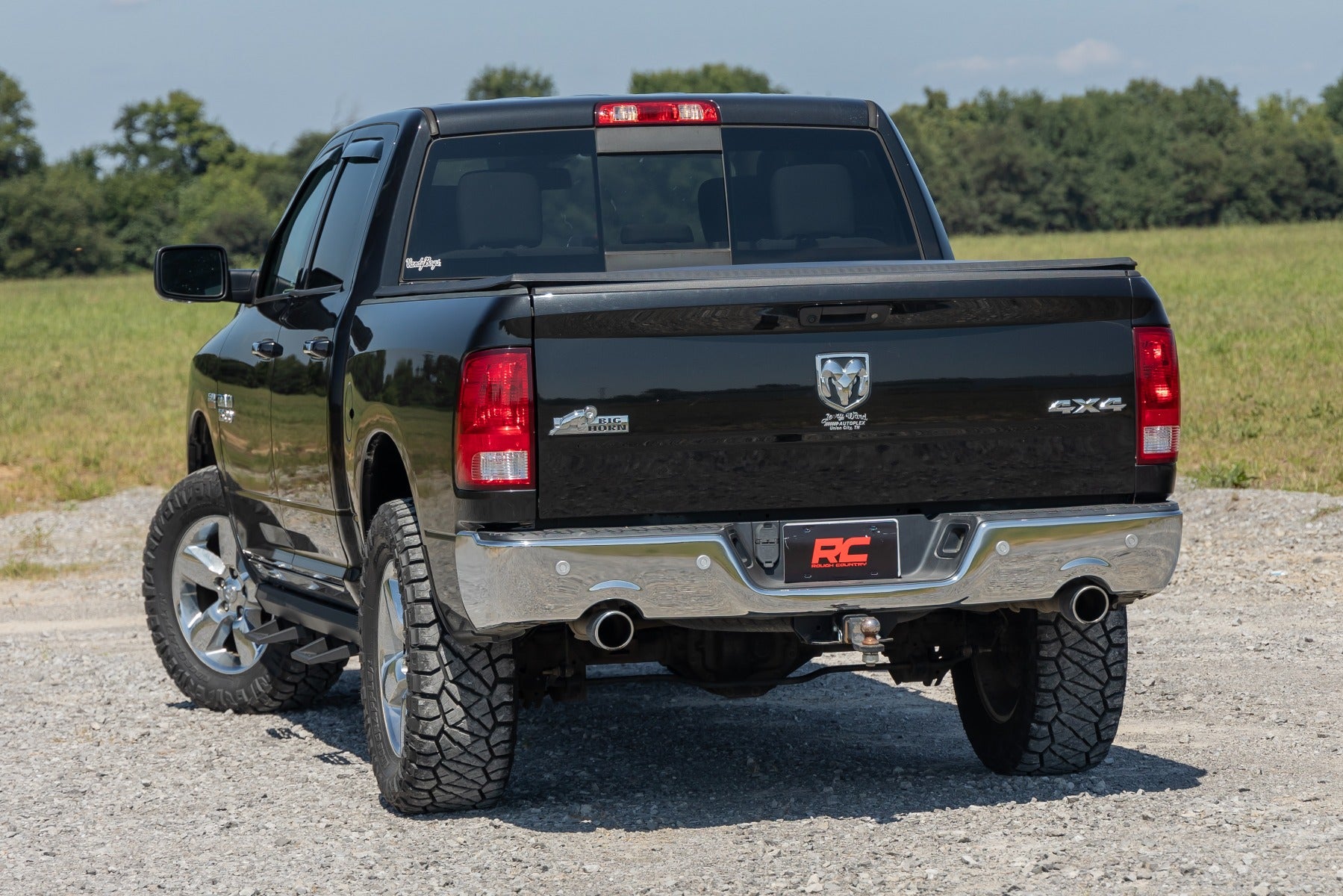 SRL2 Adj Aluminum Step Crew Cab Ram 1500/2500/3500 2WD/4WD (2010-2018 & Classic) Rough Country