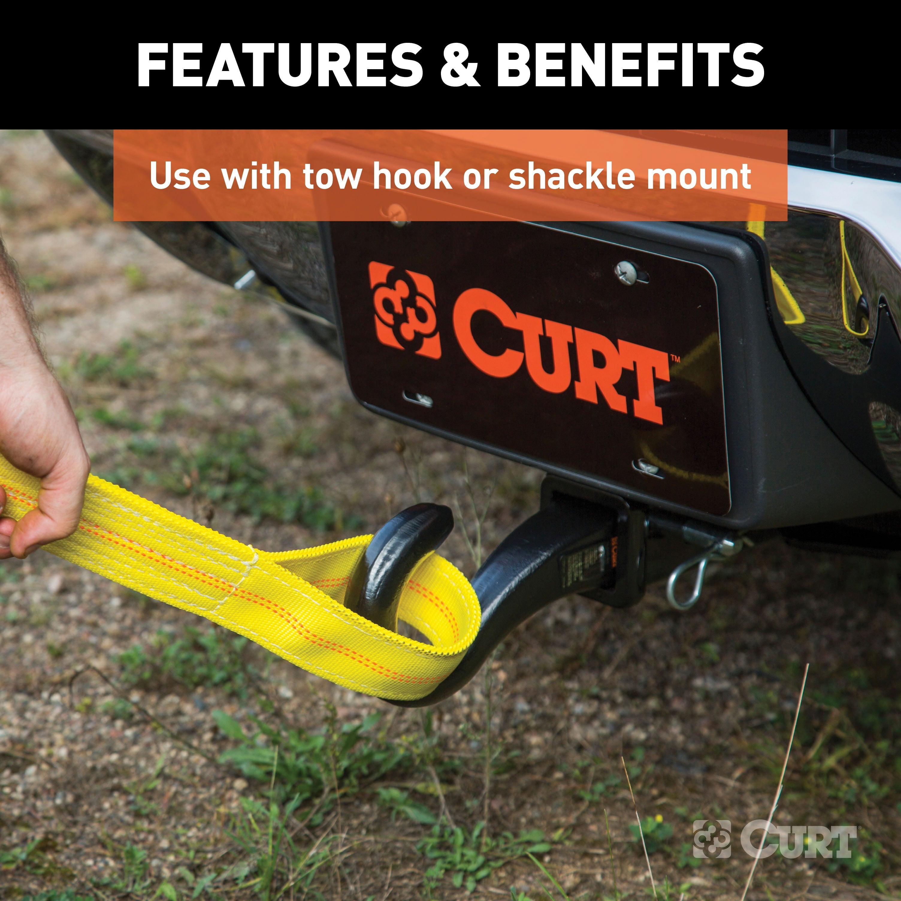 CURT 2-Inch Front Receiver Hitch, Select Chevrolet Silverado, GMC Sierra 2500, 3500 HD Model 31023