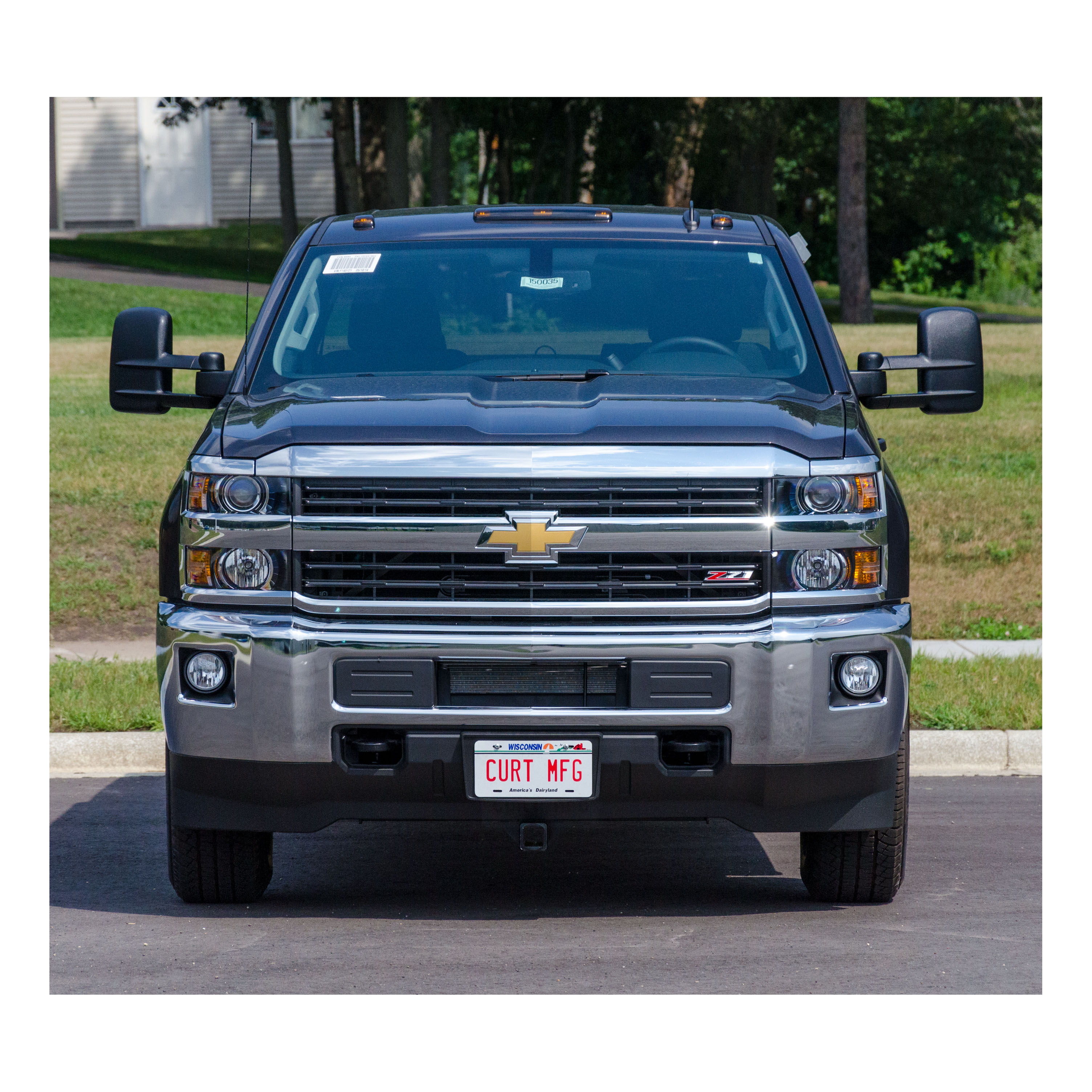 CURT 2-Inch Front Receiver Hitch, Select Chevrolet Silverado, Suburban, GMC Sierra Model 31071